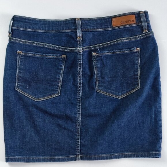 Denizen from Levi's jeans skirt women's size 8 denim blue - Picture 3 of 8